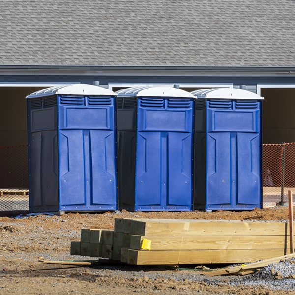 how can i report damages or issues with the portable restrooms during my rental period in Plainfield